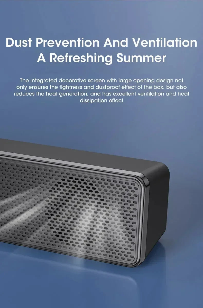 Bluetooth 4D Surround Speaker Home Theater Sound System Computer Soundbar TV Subwoofer Wired Stereo Strong Bass for Home Party