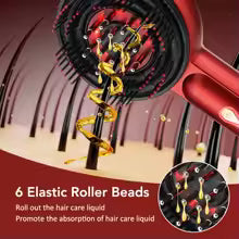 Red Light Hair Scalp Massager Portable Hair Oil Applicator Electric Head Scalp Massage Comb