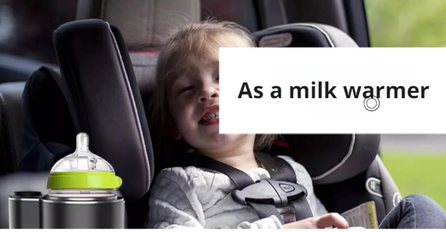 Car-Mounted Hot Cold Cup Smart Quick-Cooling Cup Warming Cup Two-In-One Car-Mounted Heating Cooling Cup Portable Cup Holder