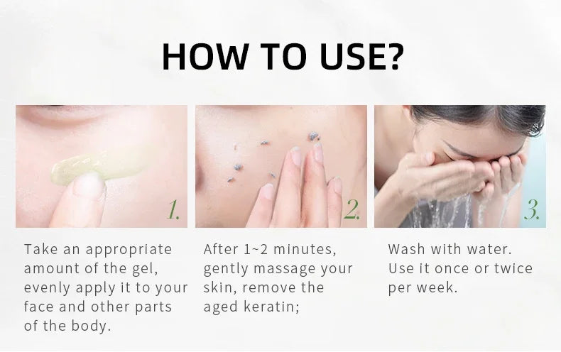 LAIKOU Matcha Exfoliating Exfoliate Peeling Gel Facial Scrub Moisturise  Nourishing Repair Scrubs Face Cream Skin Care