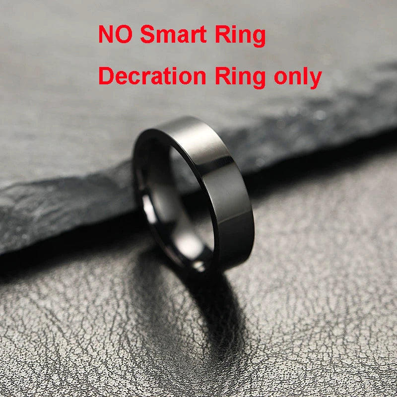 New Smart Ring Waterproof Health Monitor Smartring Take Photo Exercise Record Bluetooth Ring Birthday Gift Men Women
