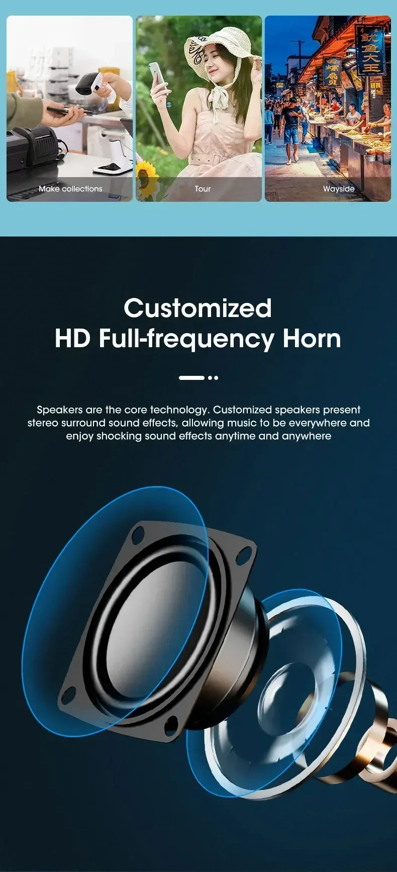 Bluetooth 4D Surround Speaker Home Theater Sound System Computer Soundbar TV Subwoofer Wired Stereo Strong Bass for Home Party