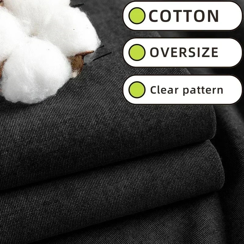 Demon Slayer Ghost Slayer Evil Blade Original Blade Washed Old Loose Cotton 2025 Hot Summer T-Shirt Men's and Women's T-Shirt