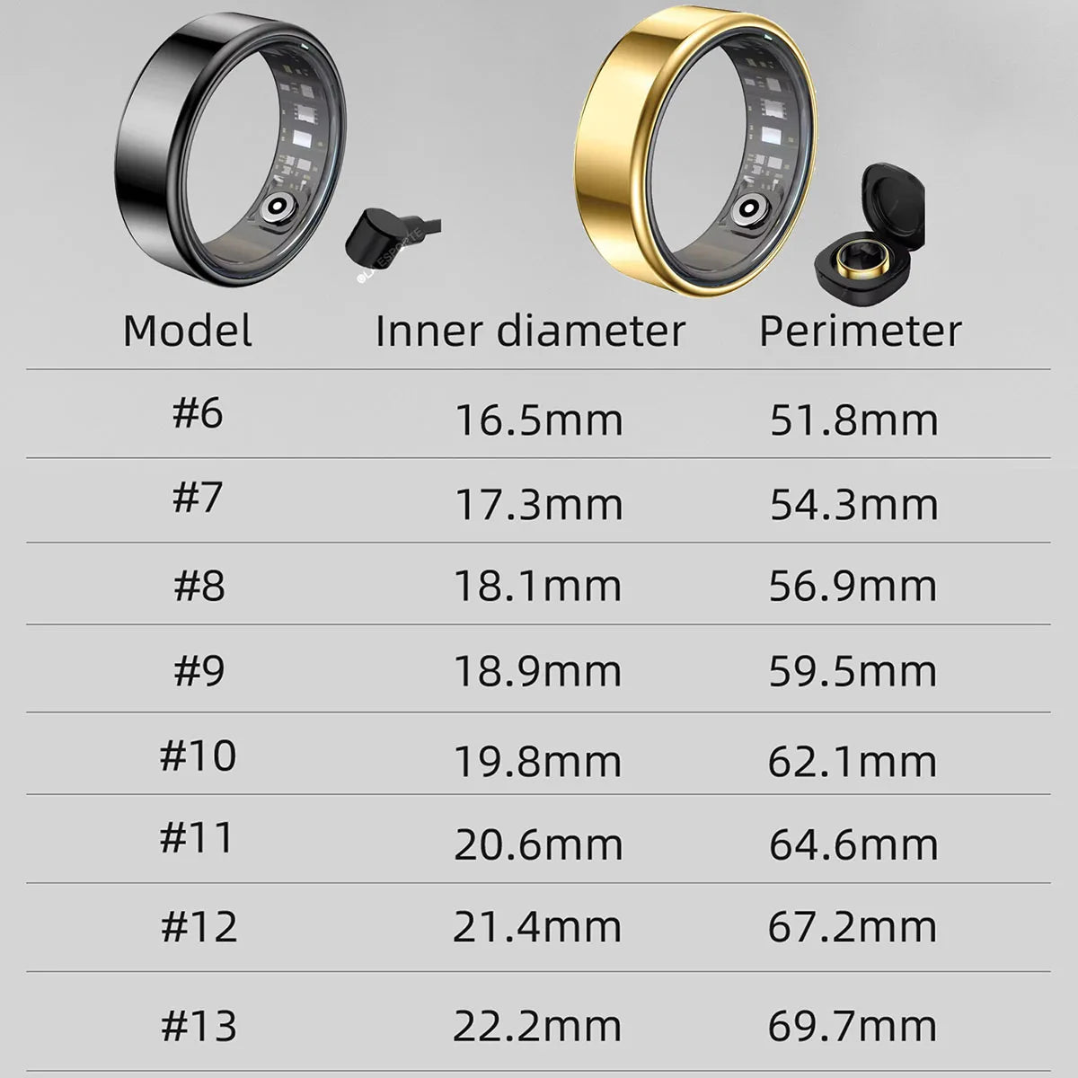 New Smart Ring Waterproof Health Monitor Smartring Take Photo Exercise Record Bluetooth Ring Birthday Gift Men Women