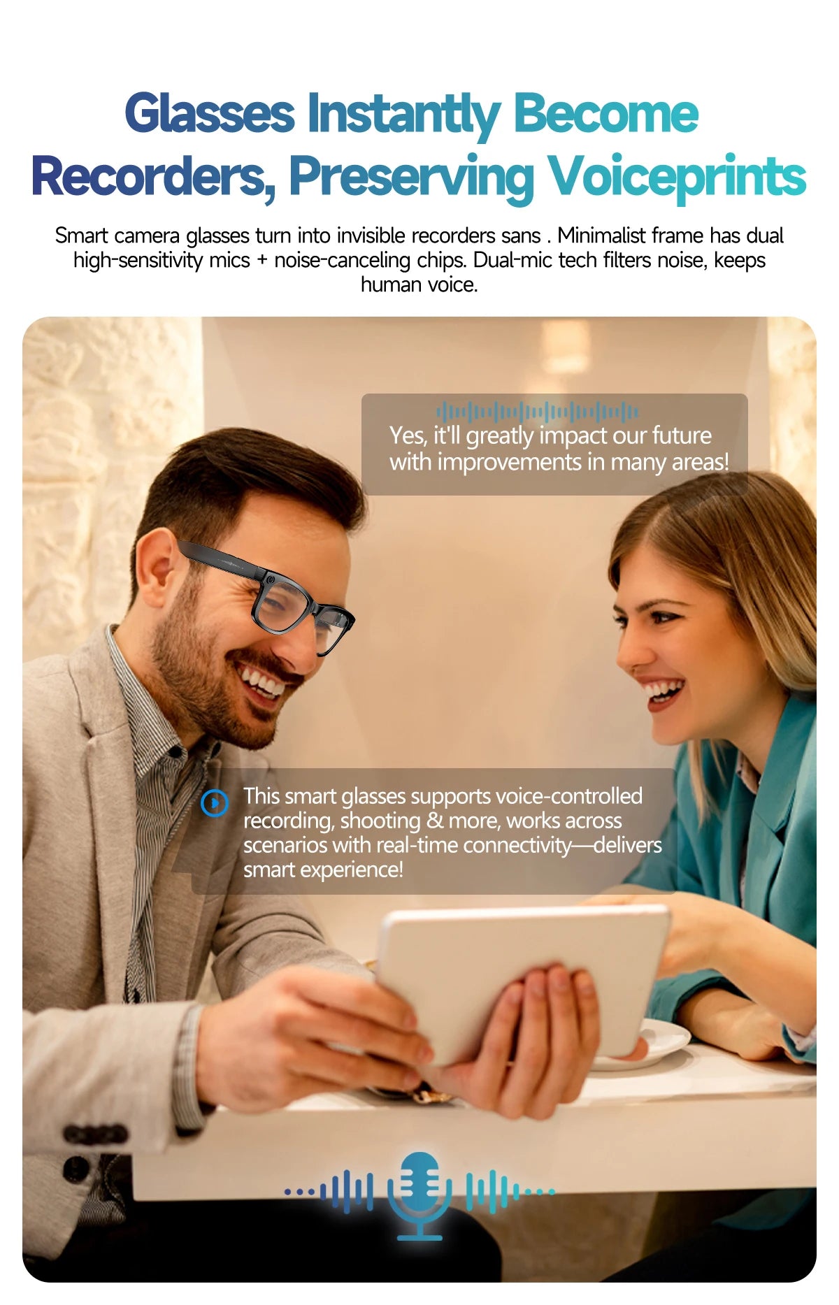 2025 AI Smart Glasses with 8MP Camera Video Recording 100+ Languages Translation Sunglasses Bluetooth Call Music Play Men Women