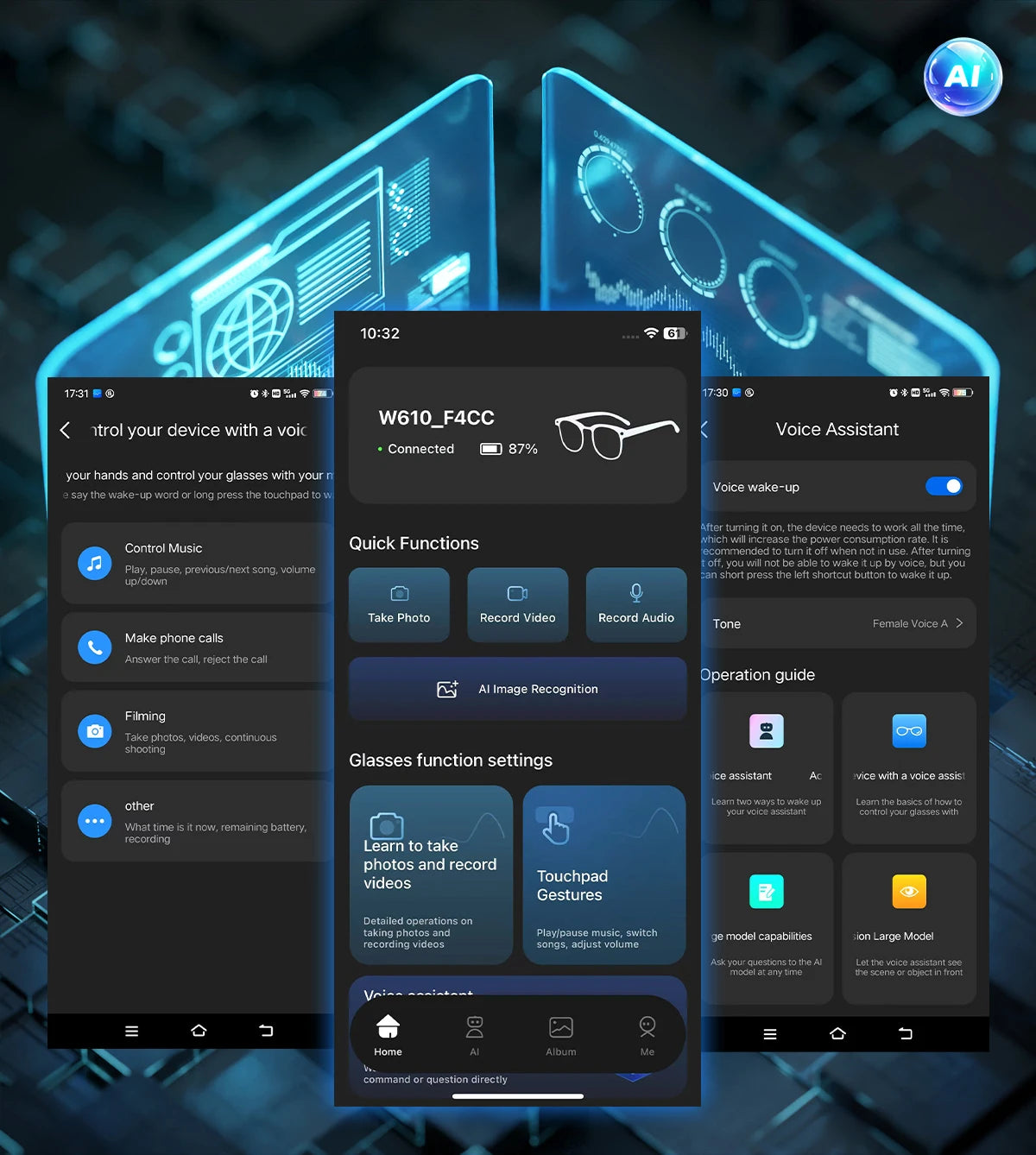 2025 AI Smart Glasses with 8MP Camera Video Recording 100+ Languages Translation Sunglasses Bluetooth Call Music Play Men Women