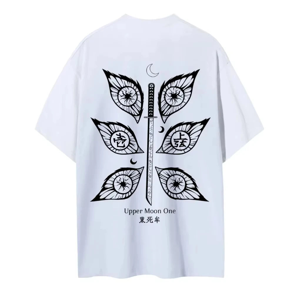 Demon Slayer 2025 Men's and Women's Summer New T-shirt Animation Joint Loose Casual Children's Parent-child Short-sleeved Top
