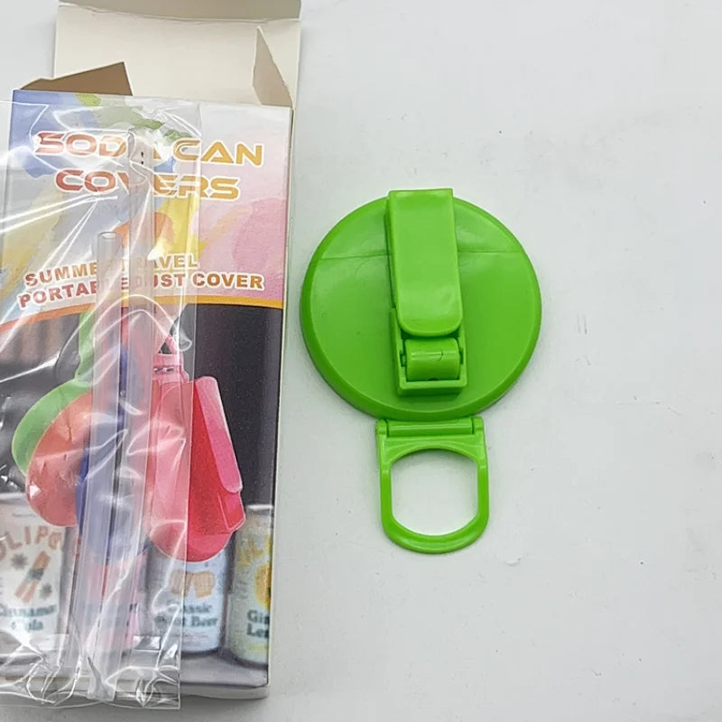 Soda Can Lids Soda Cup Cover Straw Combination Spill-proof Good Sealing Cup Cover Can Reusable Straw Cup Cover Cup Accessories