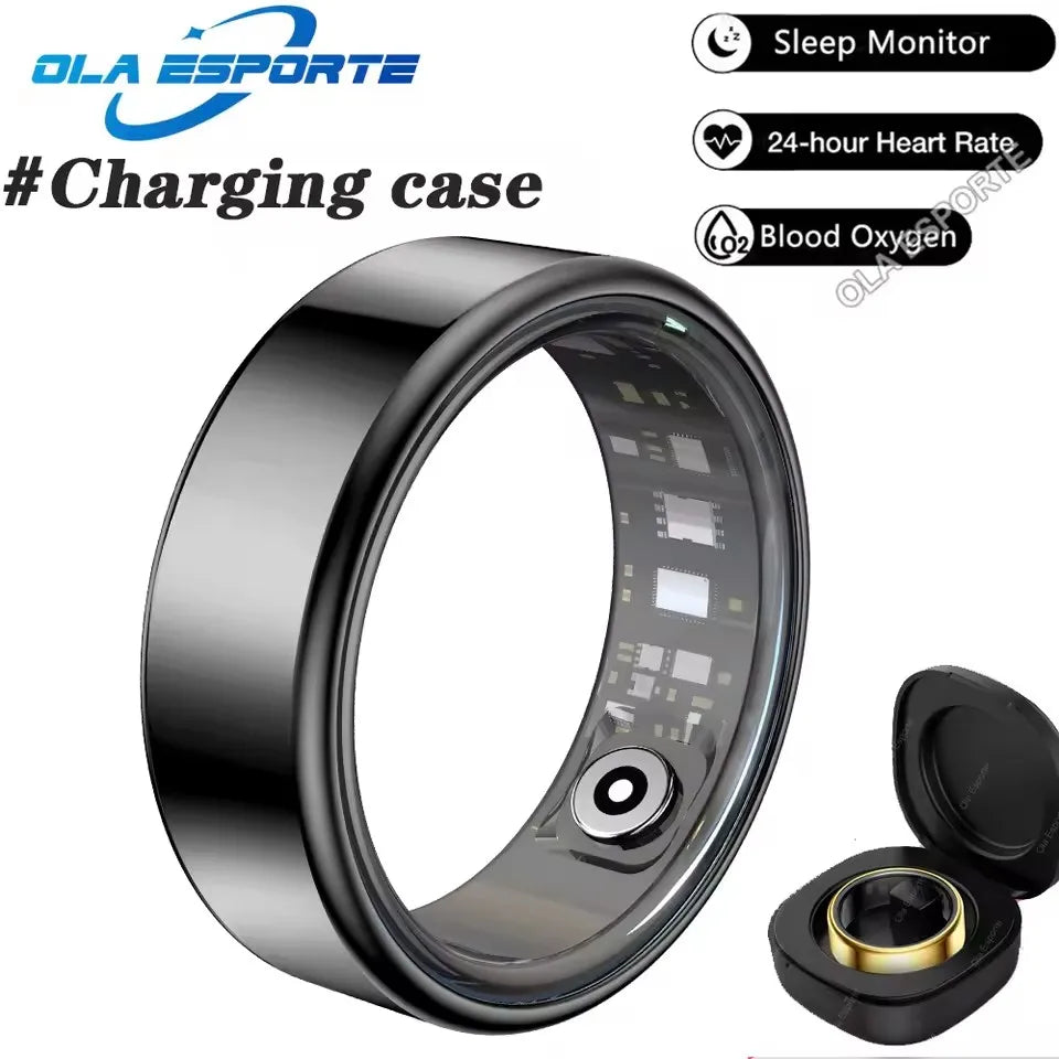 New Smart Ring Waterproof Health Monitor Smartring Take Photo Exercise Record Bluetooth Ring Birthday Gift Men Women