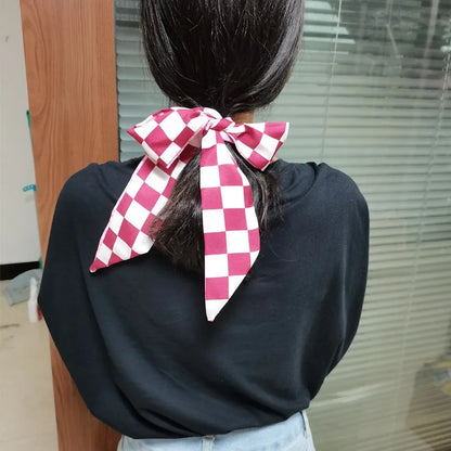 100cm Demon Slayer Narrow Long Scarf for Women Solid Color Anime Silk Tie Creative Fashion Ribbon Headbands Bandann Accessories