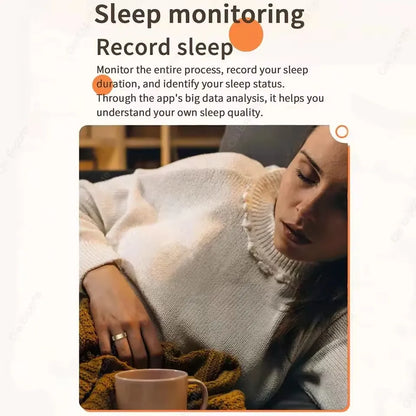 New Smart Ring Waterproof Health Monitor Smartring Take Photo Exercise Record Bluetooth Ring Birthday Gift Men Women