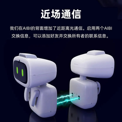 Ai Pocket Pet Aibi Smart Robot Bluetooth Wifi Connect Voice Conversation Gpt Rotating Camera Portable Small Intelligent Robots