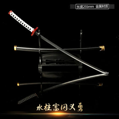Demon Slayer Sword Real Katana Swords Demon Slayer Cosplay Metal Props Weapon Anime Battle Ready No Cutting Edge Bedroom Decor 1