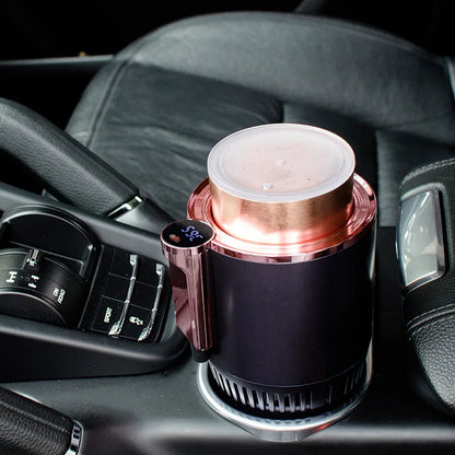 Car-Mounted Hot Cold Cup Smart Quick-Cooling Cup Warming Cup Two-In-One Car-Mounted Heating Cooling Cup Portable Cup Holder