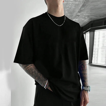 Demon Slayer Anime Men Short Sleeve T-shirt Graphic Tee Cotton Streetwear Summer New Tops Casual Loose Fit Hip Hop Y2k Clothing