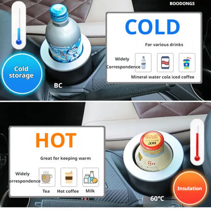 Car-Mounted Hot Cold Cup Smart Quick-Cooling Cup Warming Cup Two-In-One Car-Mounted Heating Cooling Cup Portable Cup Holder