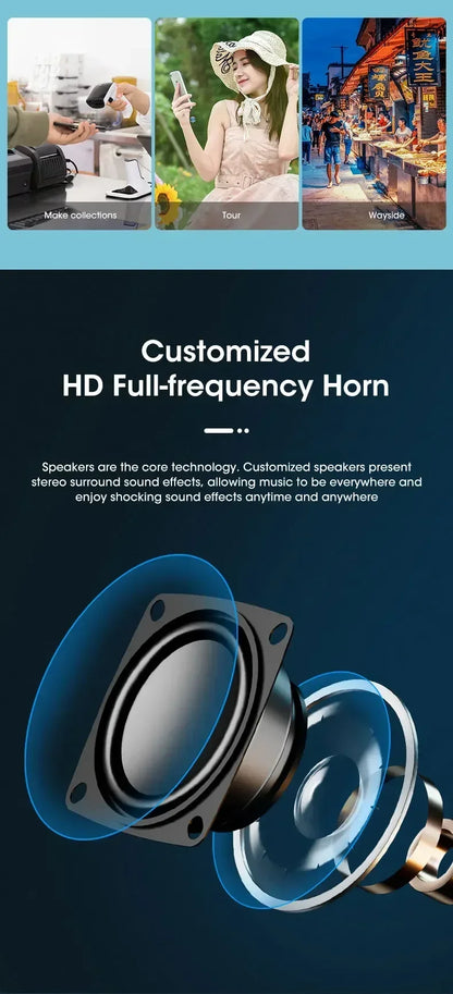 Bluetooth 4D Surround Speaker Home Theater Sound System Computer Soundbar TV Subwoofer Wired Stereo Strong Bass for Home Party