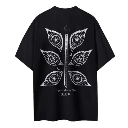 Demon Slayer 2025 Men's and Women's Summer New T-shirt Animation Joint Loose Casual Children's Parent-child Short-sleeved Top