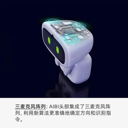 Ai Pocket Pet Aibi Smart Robot Bluetooth Wifi Connect Voice Conversation Gpt Rotating Camera Portable Small Intelligent Robots