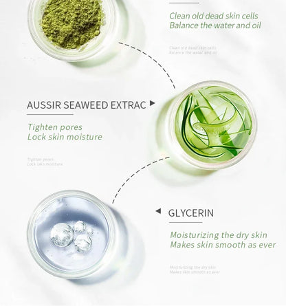 LAIKOU Matcha Exfoliating Exfoliate Peeling Gel Facial Scrub Moisturise  Nourishing Repair Scrubs Face Cream Skin Care