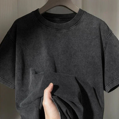 Demon Slayer Ghost Slayer Evil Blade Original Blade Washed Old Loose Cotton 2025 Hot Summer T-Shirt Men's and Women's T-Shirt