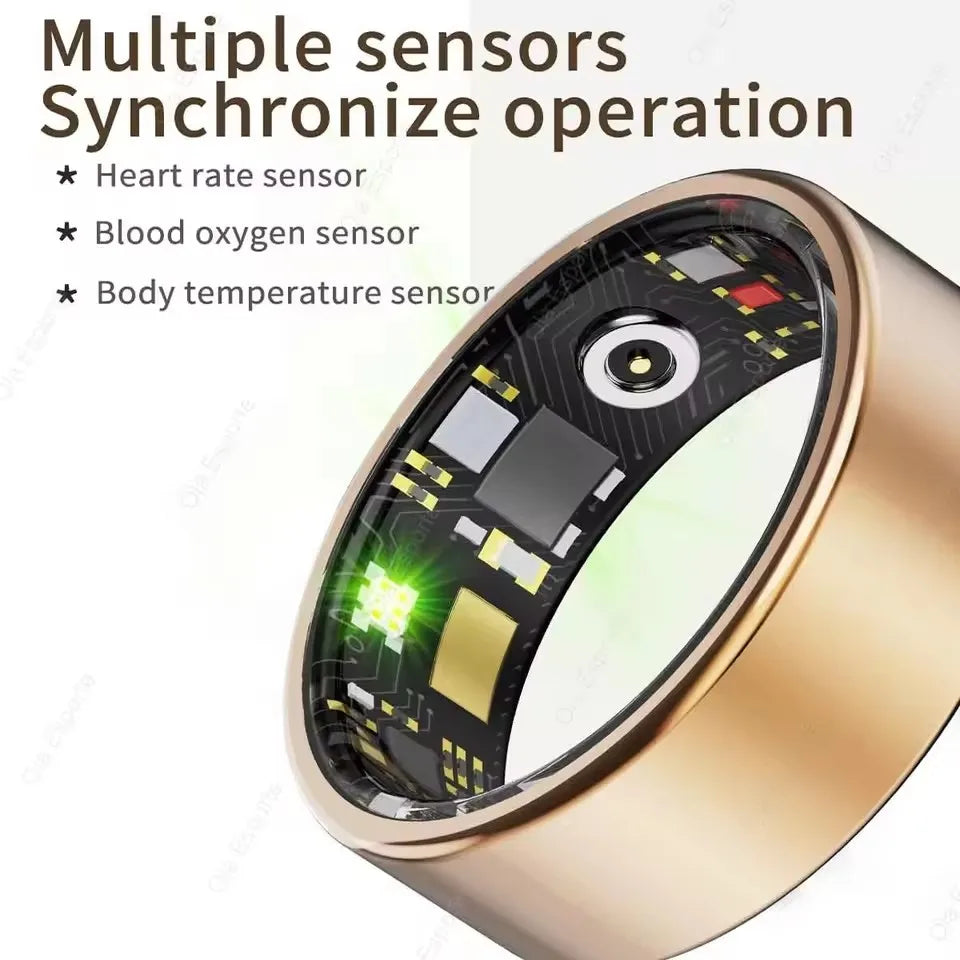 New Smart Ring Waterproof Health Monitor Smartring Take Photo Exercise Record Bluetooth Ring Birthday Gift Men Women