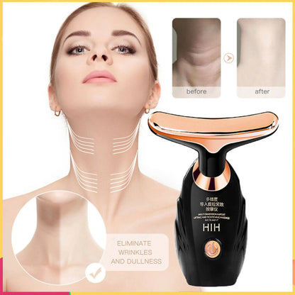 Face Lifting Device Neck Facial Eye Massage Introducer Microcurrent Skin Rejuvenation Anti Aging Beauty Device Face Massager