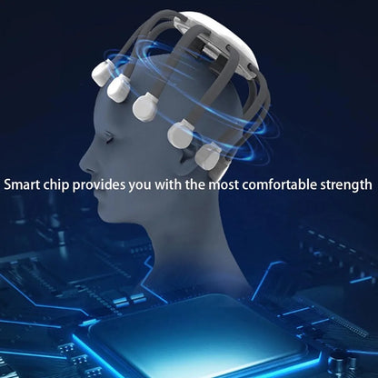 Octopus Claw Eight Claw Massager USB Charging Therapeutic Scratch Pad Electric Head Massager Hands Free Therapeutic