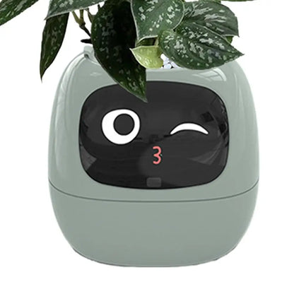 Smart Plant Pot Planter Adorable Plant Companion Plant Flower Growing System Make Raising Plants Easy and Fun Plant Robot Vases