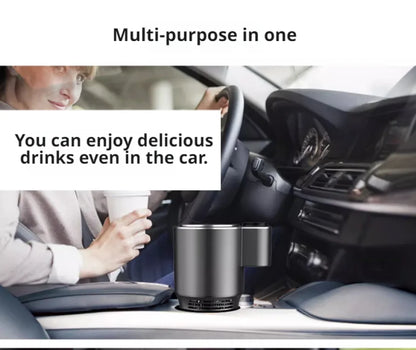 Car-Mounted Hot Cold Cup Smart Quick-Cooling Cup Warming Cup Two-In-One Car-Mounted Heating Cooling Cup Portable Cup Holder