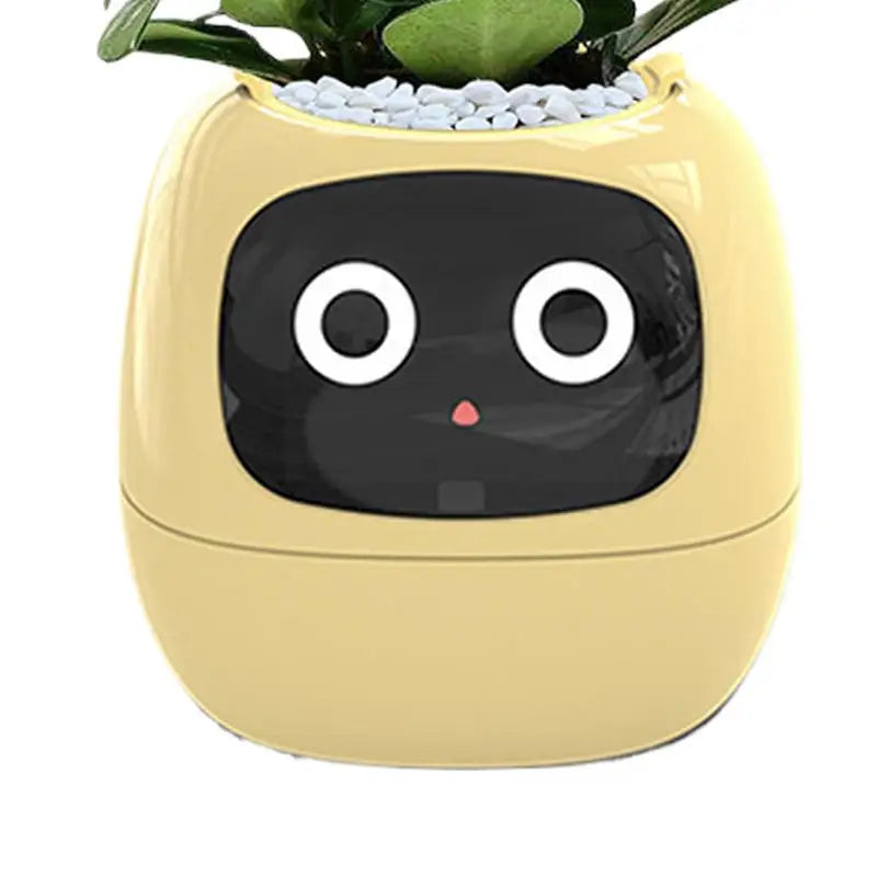 Smart Plant Pot Planter Adorable Plant Companion Plant Flower Growing System Make Raising Plants Easy and Fun Plant Robot Vases