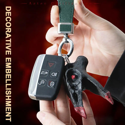 Halloween Aztec Death Whistle Crow's Mouth Shaped Death Whistle Creepy Skull Screaming Aztec War Whistles Human Scream Whistles