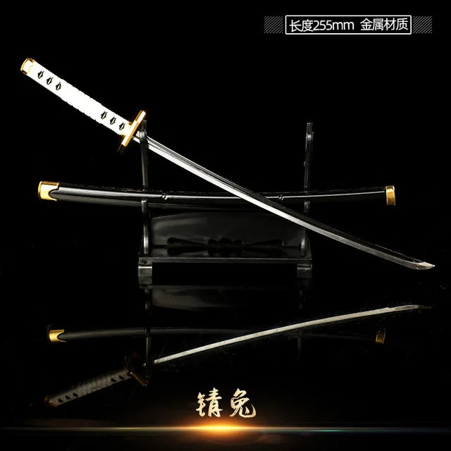 Demon Slayer Sword Real Katana Swords Demon Slayer Cosplay Metal Props Weapon Anime Battle Ready No Cutting Edge Bedroom Decor 1