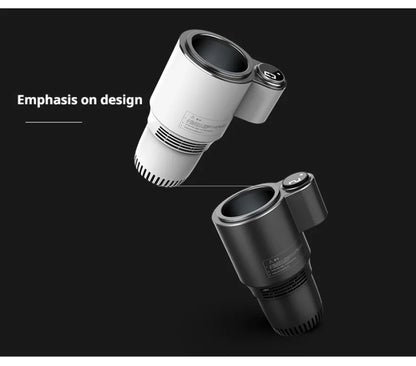 Car-Mounted Hot Cold Cup Smart Quick-Cooling Cup Warming Cup Two-In-One Car-Mounted Heating Cooling Cup Portable Cup Holder