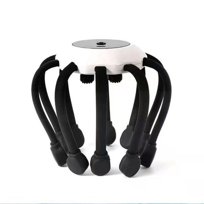 Octopus Claw Eight Claw Massager USB Charging Therapeutic Scratch Pad Electric Head Massager Hands Free Therapeutic