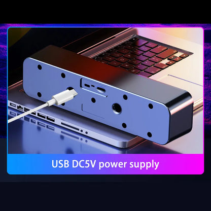 Desktop Computer Bluetooth Small Speaker Home Laptop Speaker Mini Subwoofer Wired Connection Outdoor Waterproof Loudspeaker