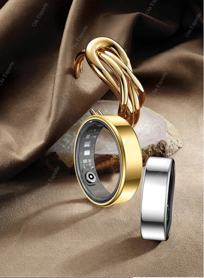 New Smart Ring Waterproof Health Monitor Smartring Take Photo Exercise Record Bluetooth Ring Birthday Gift Men Women