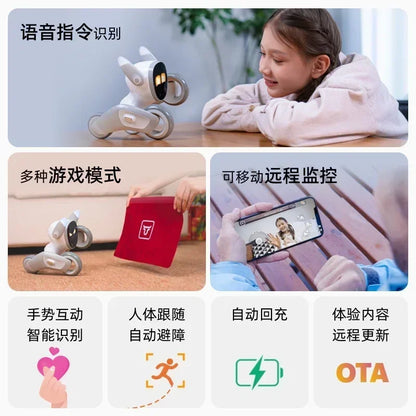 Loona Smart Robot Dog Cute Intelligent Emotional Robots Accompany Voice Machine Compatible Custom Monitor Electronic Toy Gifts